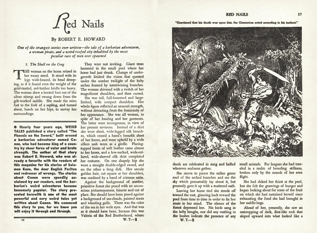 Weird Tales, July 1936